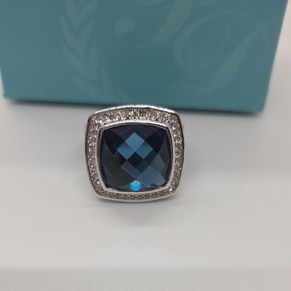 Premier Designs Sapphire Blue and Silver Ring - Picture 4 of 4